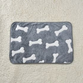 For Common Dogs Blanket Non-slip Seat Cushion (Option: Bone-40x60cm)